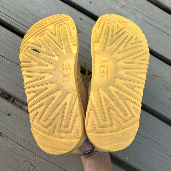 UGG Yellow Suede Neumel Boots | Ladies Size EU 37 - Picture 5 of 14